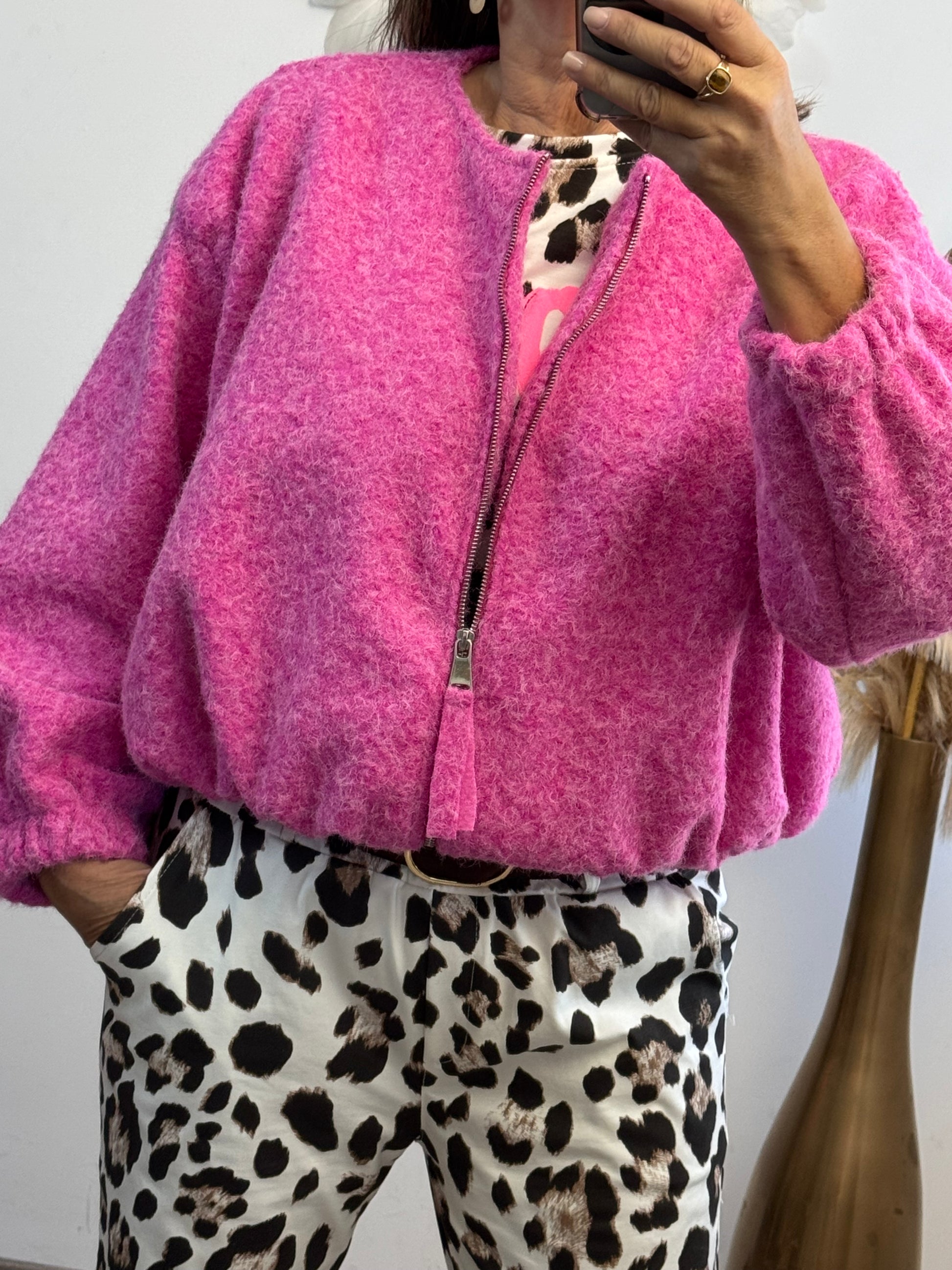 Blouson rose fuchsia TU 40/46