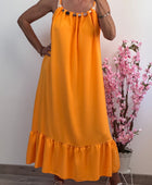 Robe longue Agathe orange