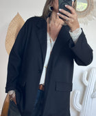 Veste blazer casuel noir TU 40/48