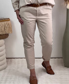 Pantalon Lucas beige Taille du M au XXL