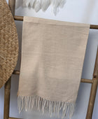 Echarpe cashmere crème
