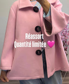 Veste évasée rose TU 42/50