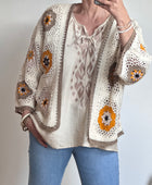 Gilet boheme crochet