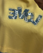 Sweat-shirt chemise jaune TU 36/44