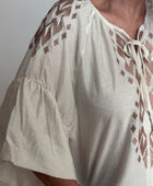 Blouse Elise blanc cassé