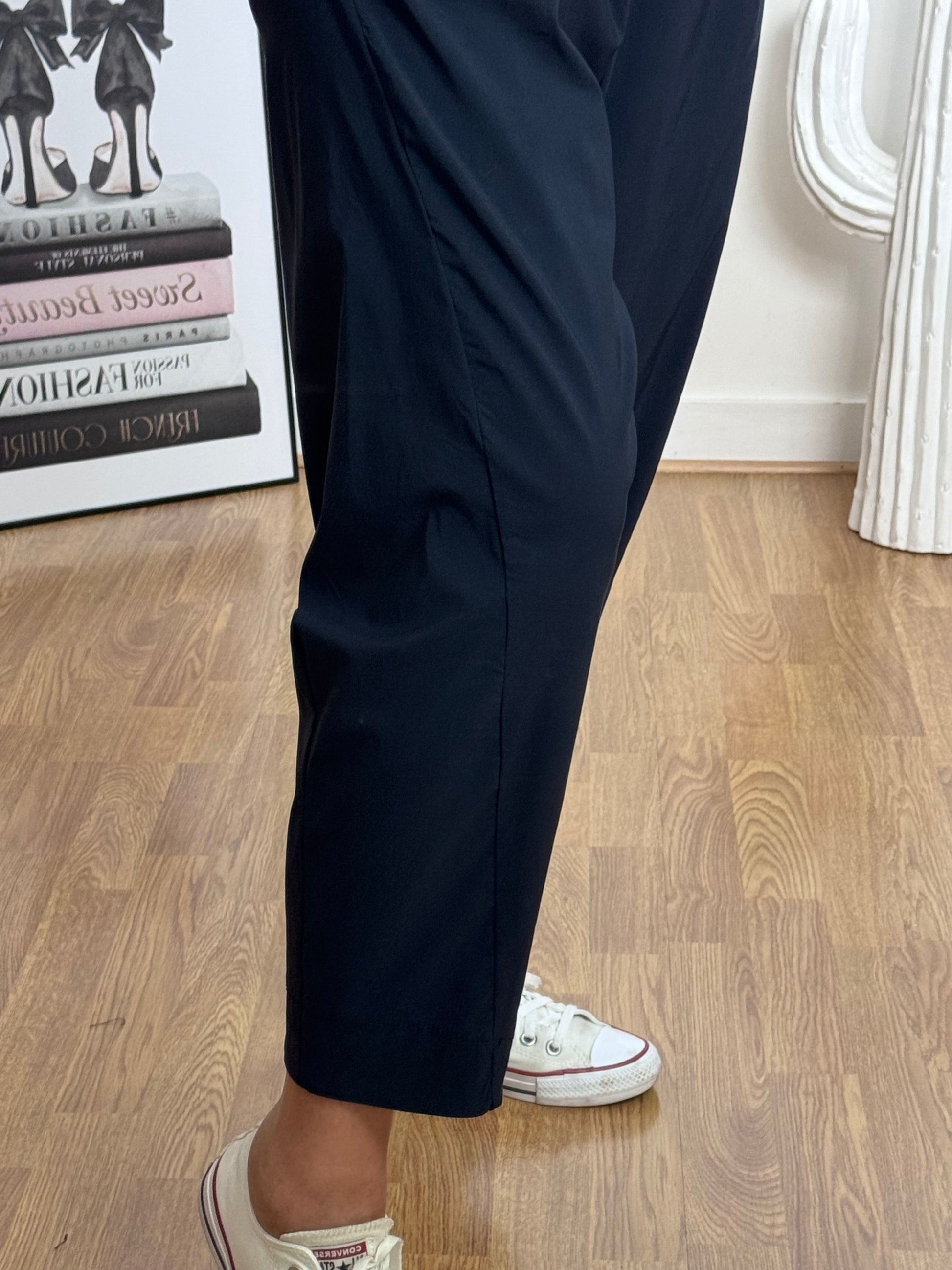 Pantalon style japonais marine