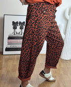 Pantalon confort Léo terracotta TU 38/46
