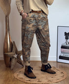 Pantalon Dakota camouflage camel