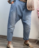 Jeans saroual bleu