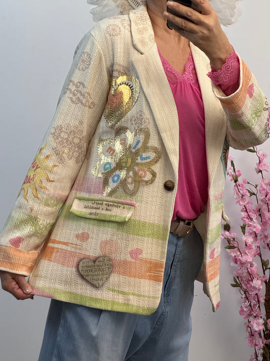 Veste blazer love et œil