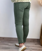 Pantalon jeans skinny kaki
