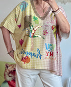 Haut oversize perroquet