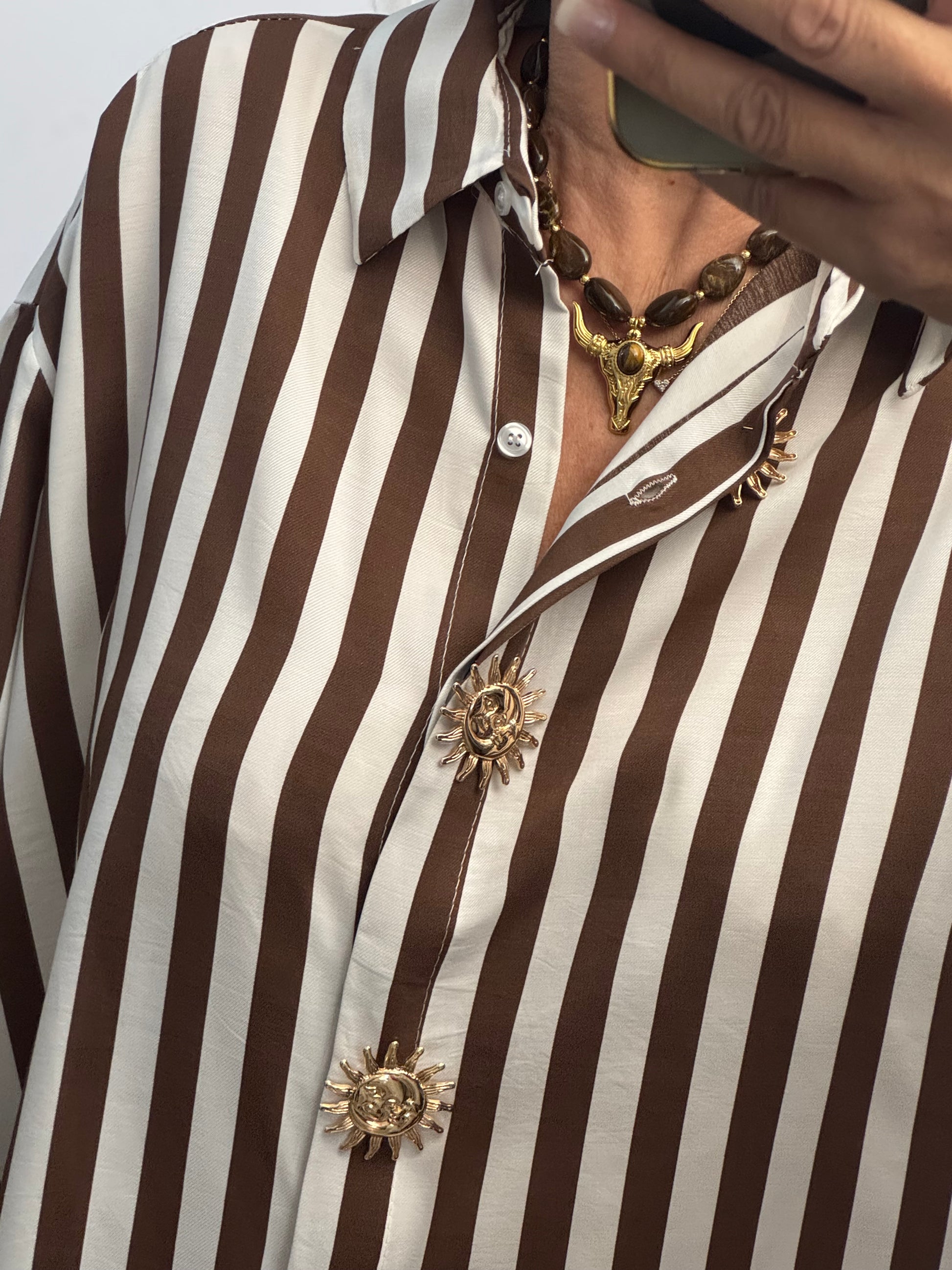 Chemise Valentine marron
