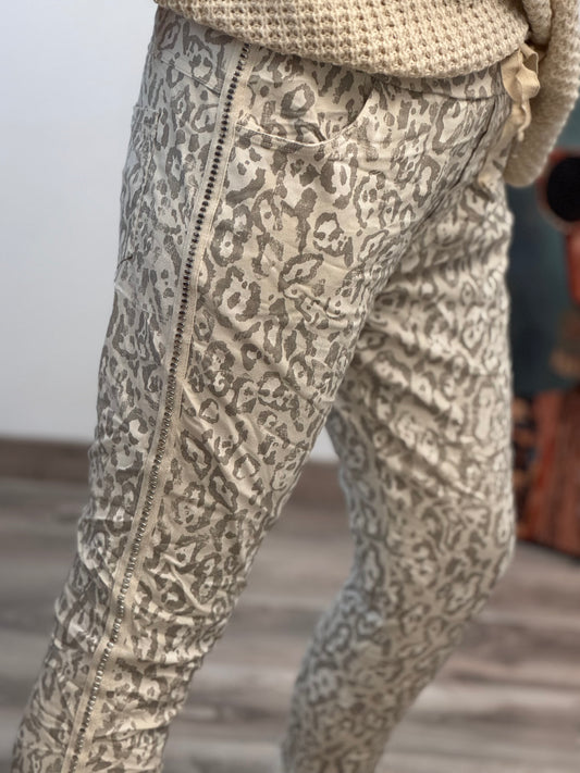 Pantalon Léo Beige TU 40/48