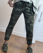 Pantalon confort camouflage kaki