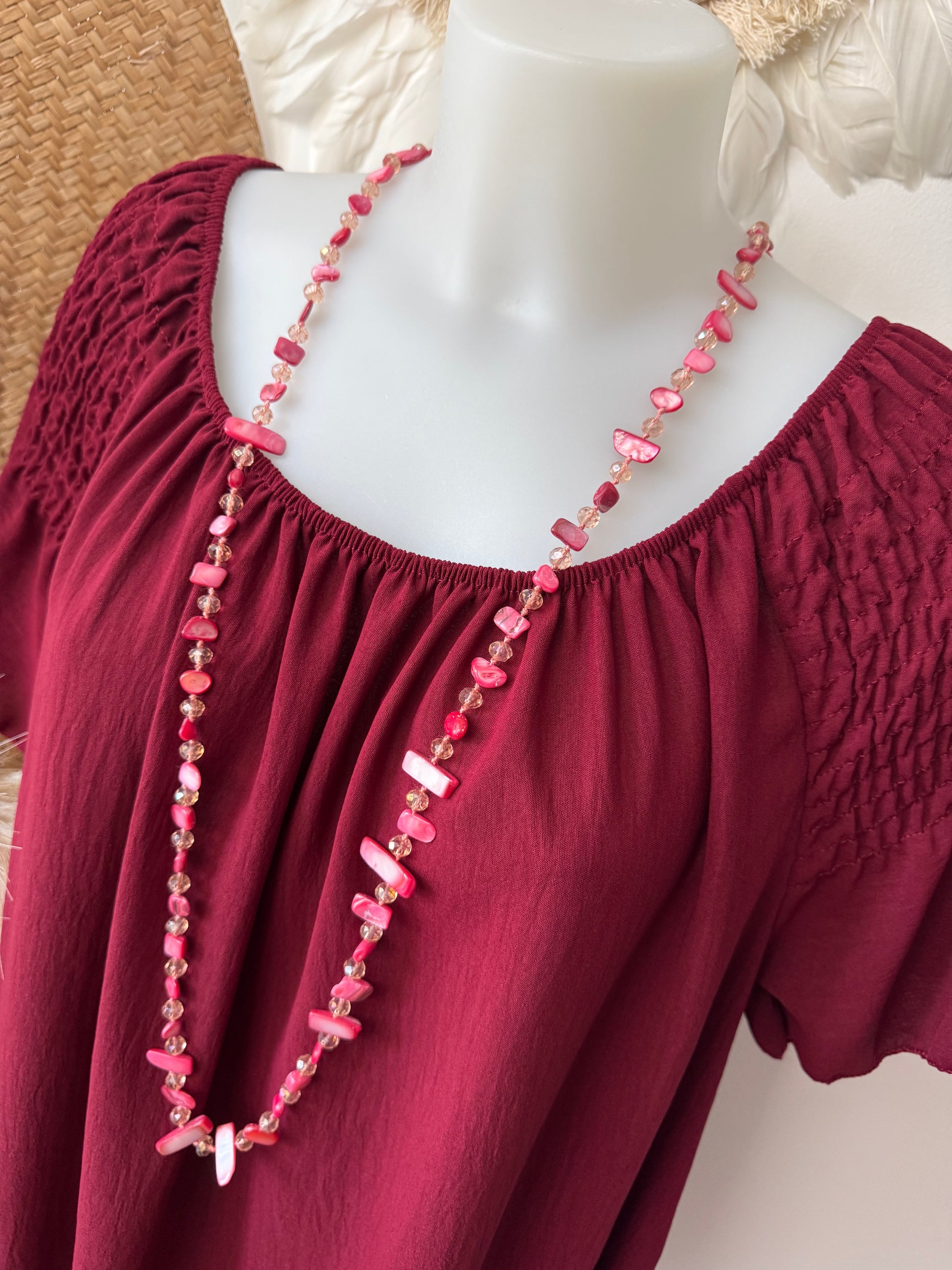 Robe Clara bordeaux TU 42/48