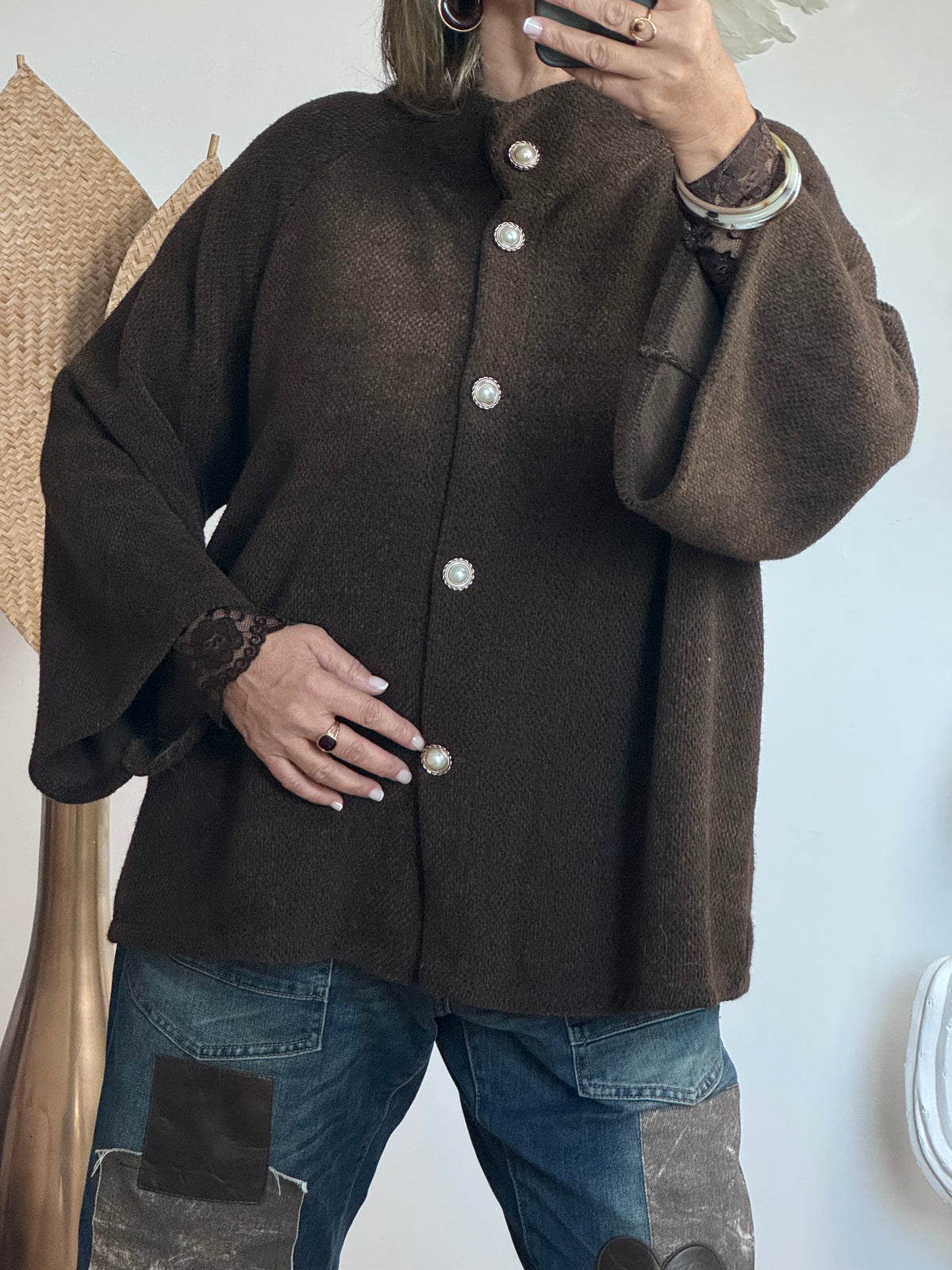Veste Agathe marron