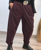 Pantalon Léo lie de vin