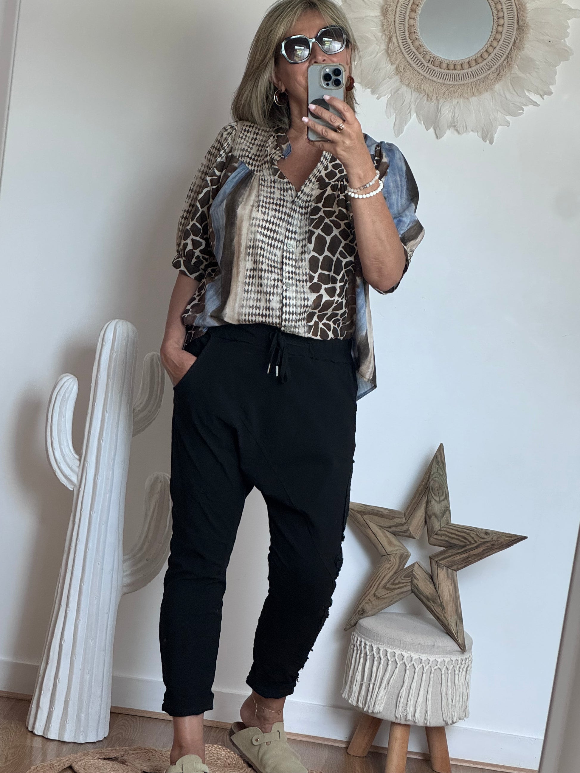 Pantalon saroual noir OK!