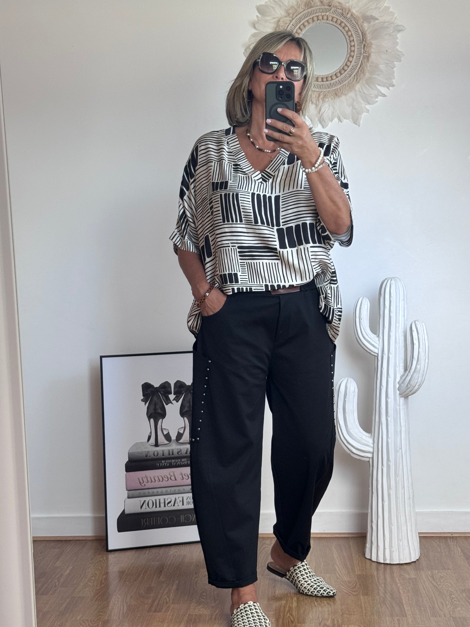 Pantalon noir love TU 38/46