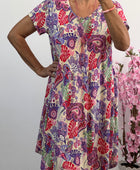 Robe arabesque lilas