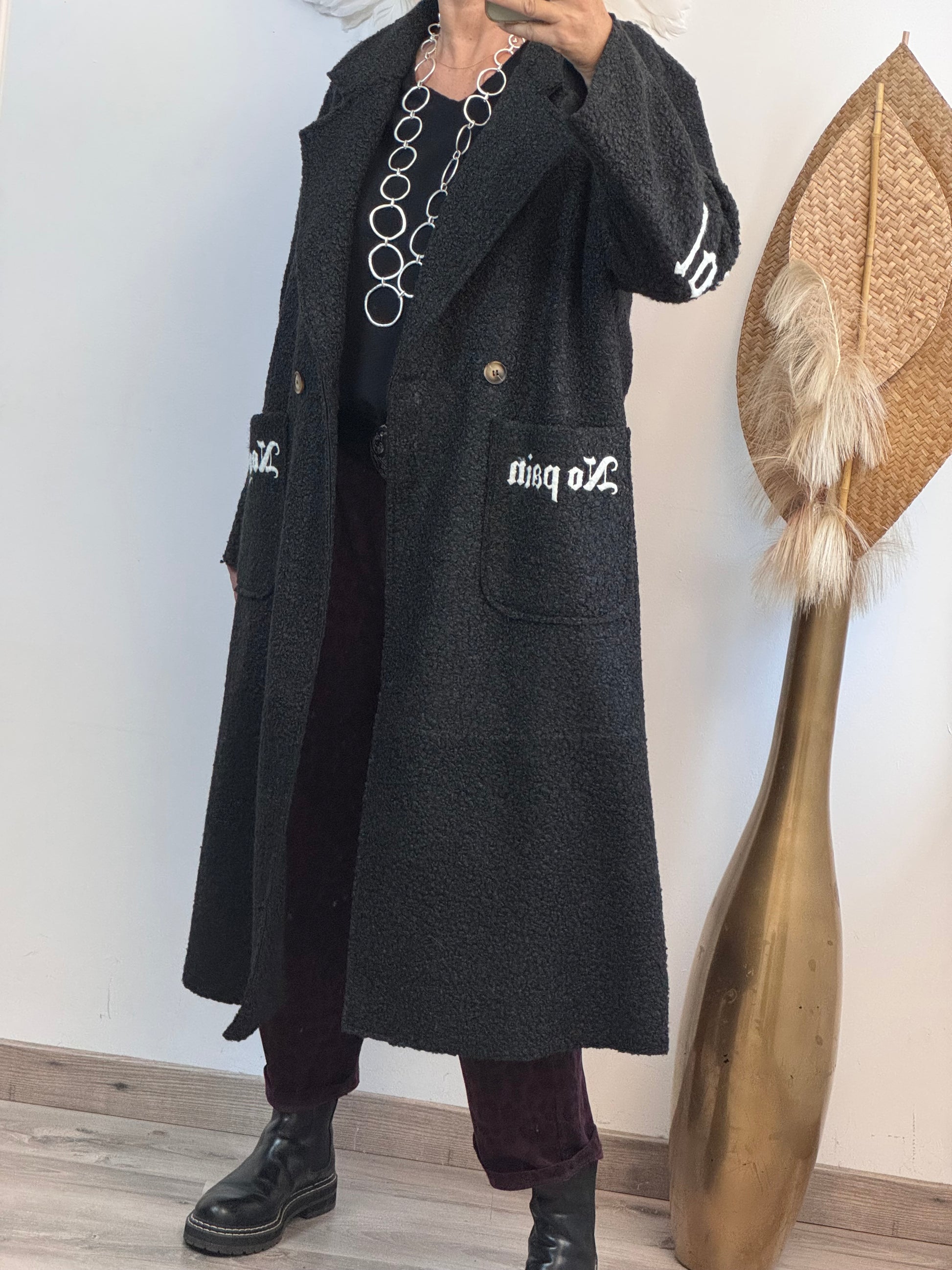 Manteau long noir