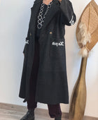 Manteau long noir