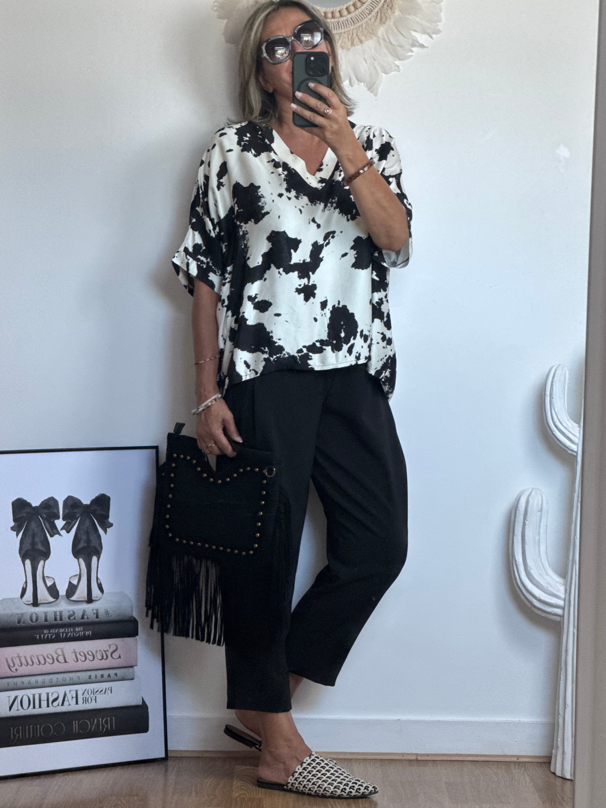Pantalon Gabriel noir TU 36/42