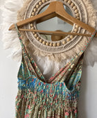 Robe en soie à bretelles
