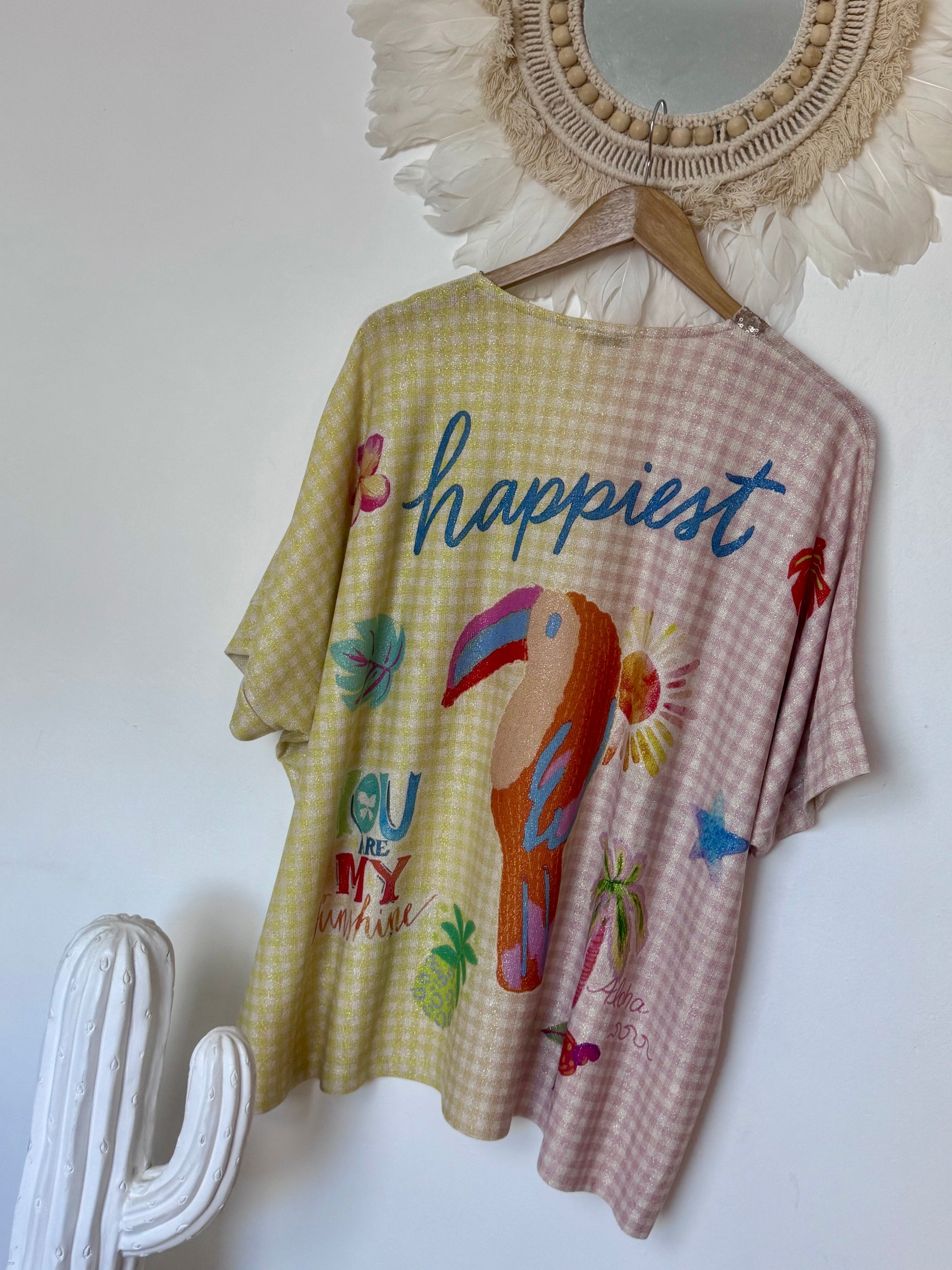 Haut oversize perroquet