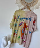 Haut oversize perroquet