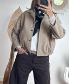 Veste courte beige
