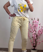 Pantalon magique jaune pâle TU 36/42