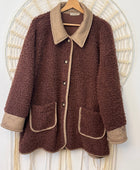 Veste épaisse marron TU 44/50