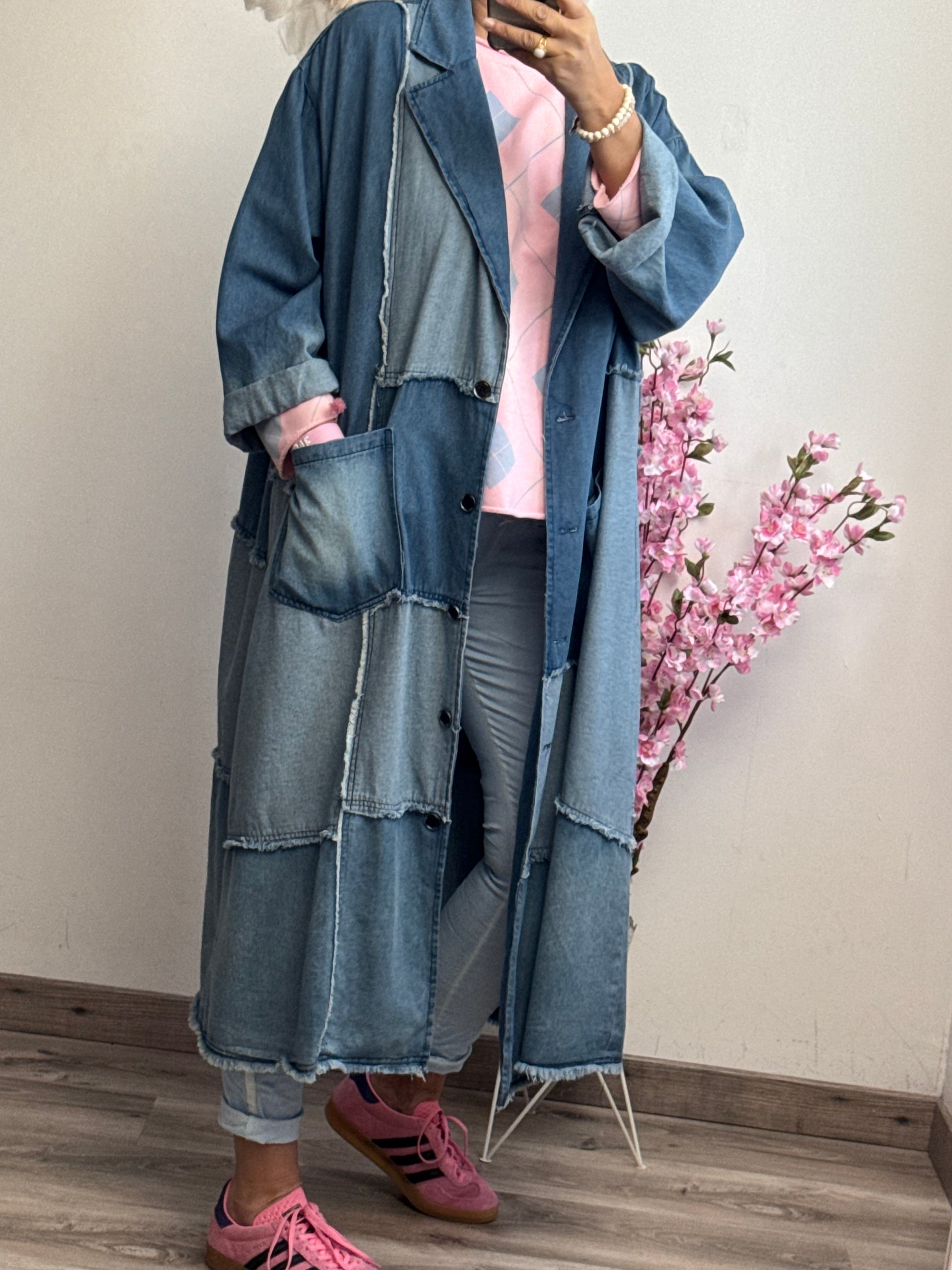 Manteau oversize multi jeans TU 40/48