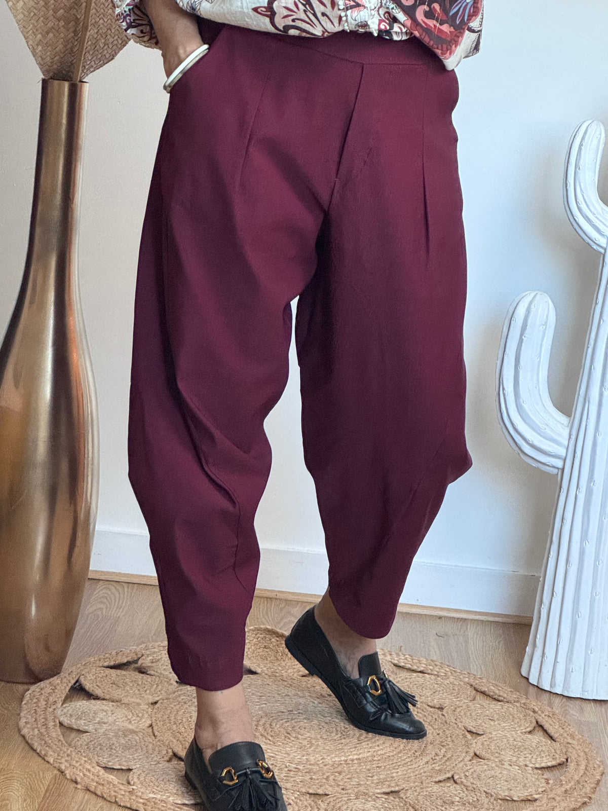Pantalon Alexis Bordeaux