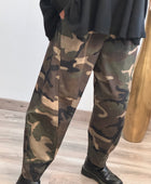 Pantalon loose camouflage