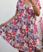 Robe arabesque lilas