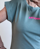 Teeshirt cocktail kaki
