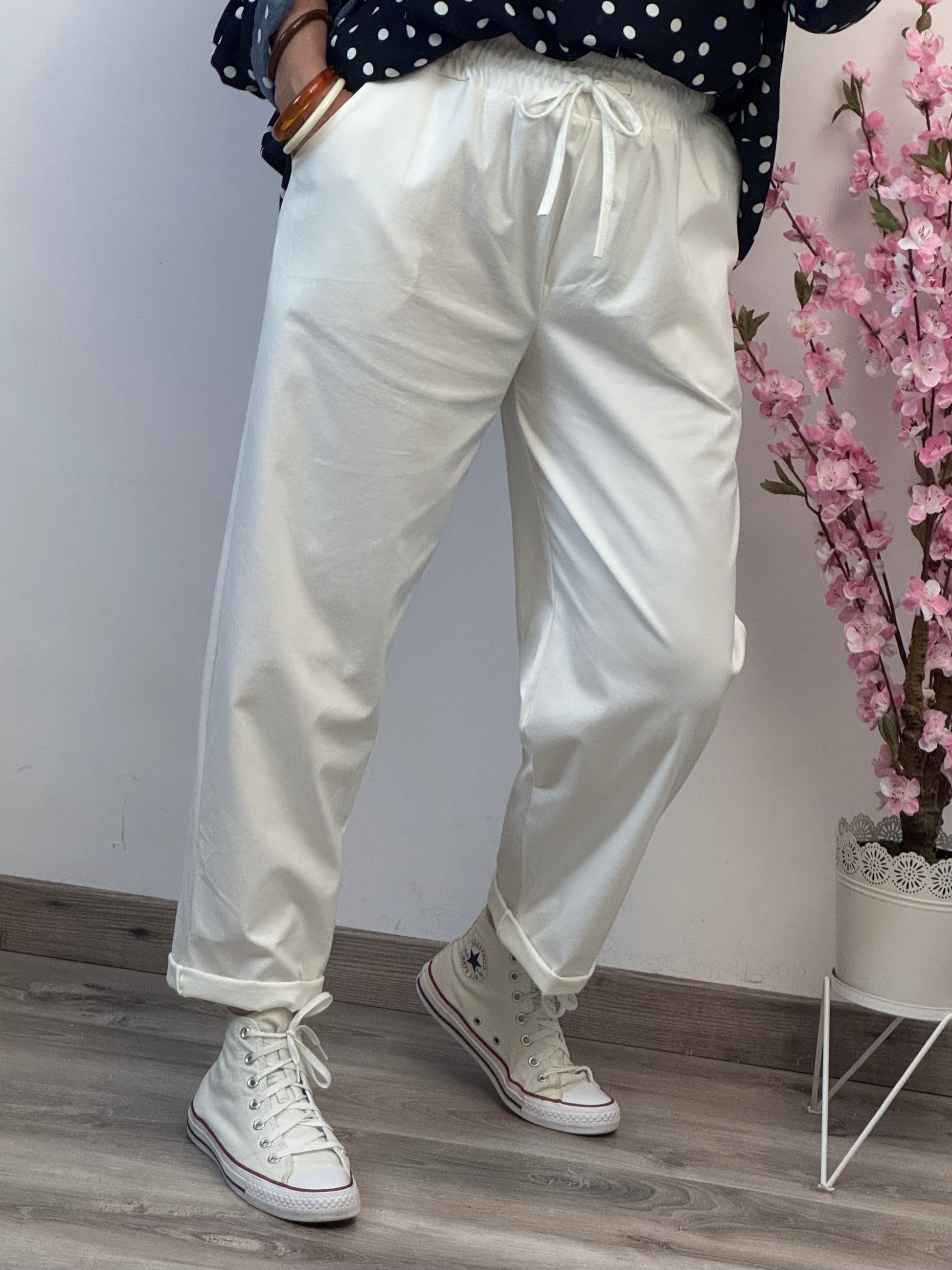 Pantalon Sacha blanc TU 42/50