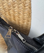 Sac noir matelassé