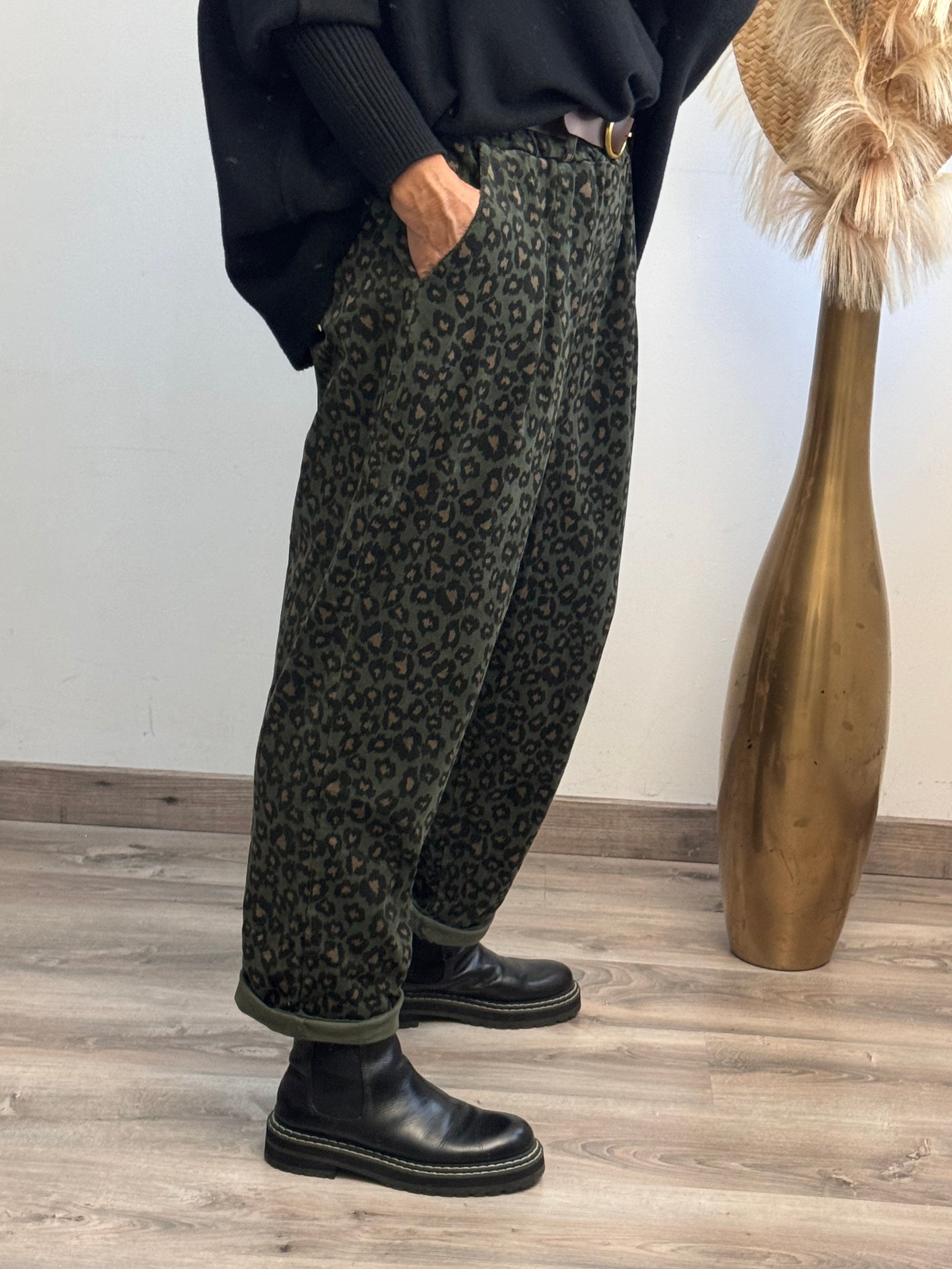 Pantalon Tiago kaki