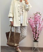 Veste Nina jeans crème