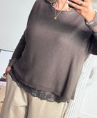 Pull Oscar marron