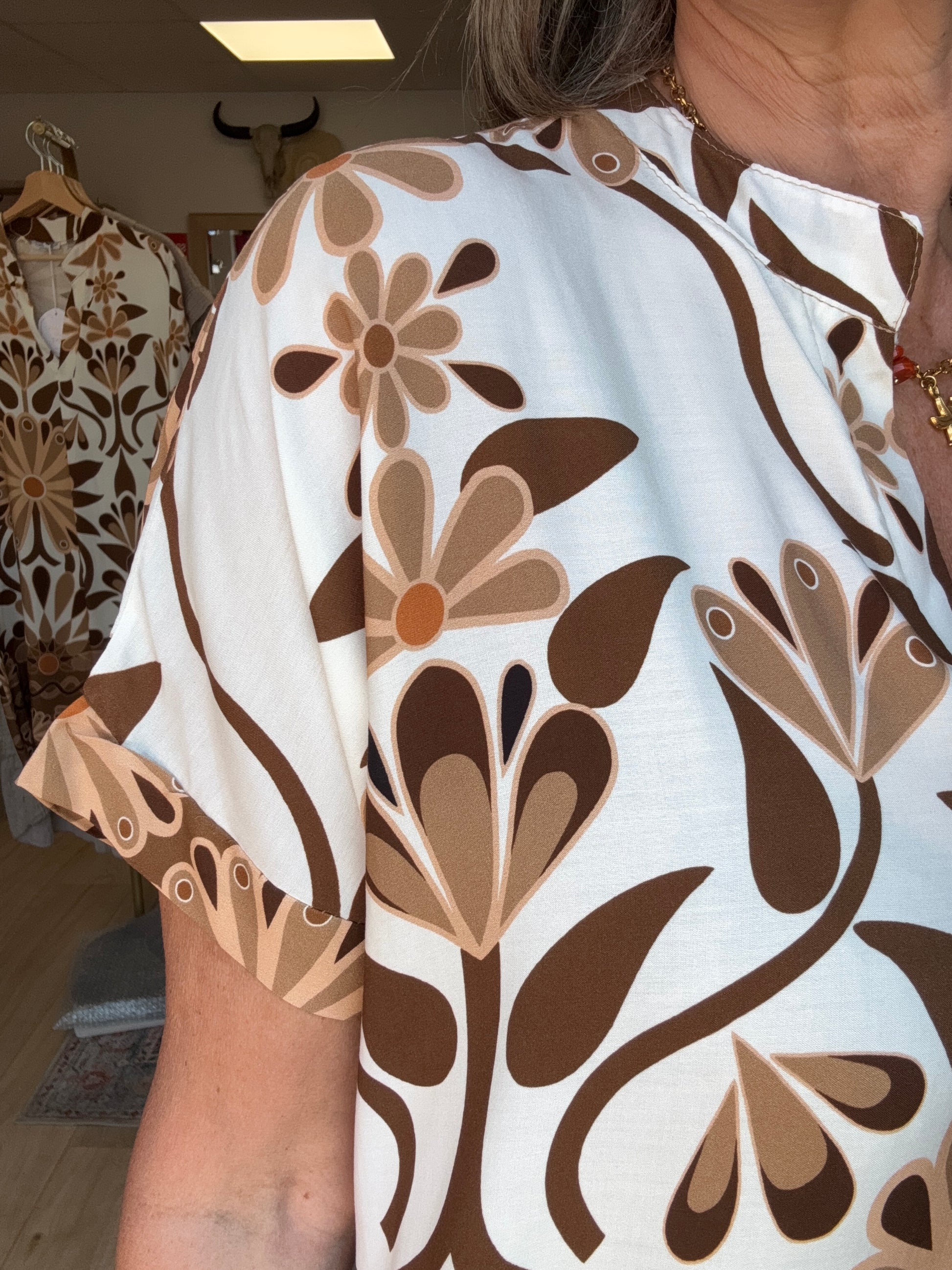 Robe Emma marron