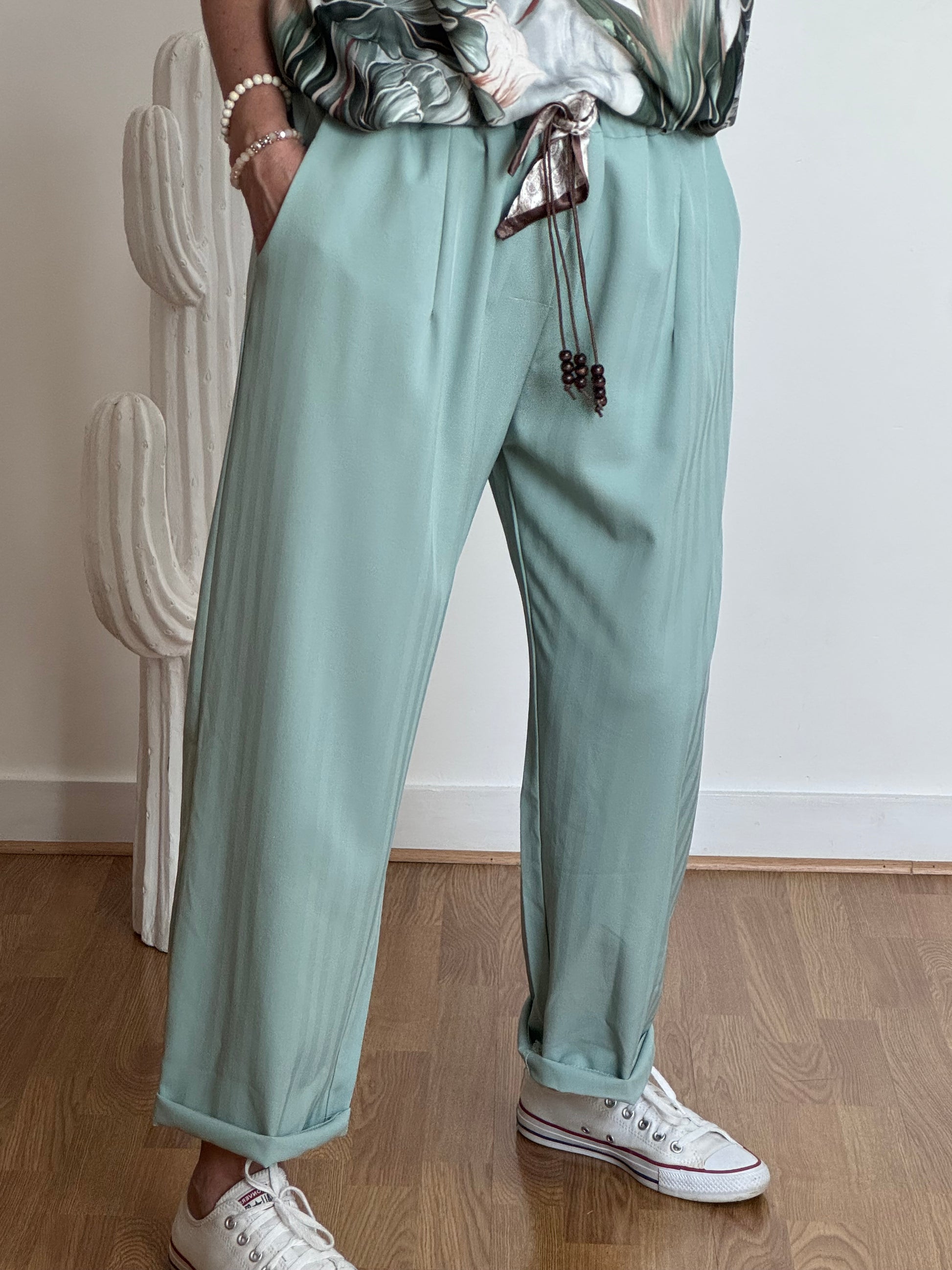 Pantalon Simon vert TU 42/48