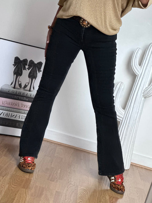 Jeans flare noir