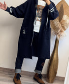 Manteau Octave marine