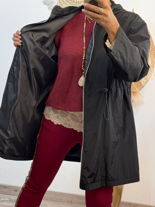 Veste coupe vent noire