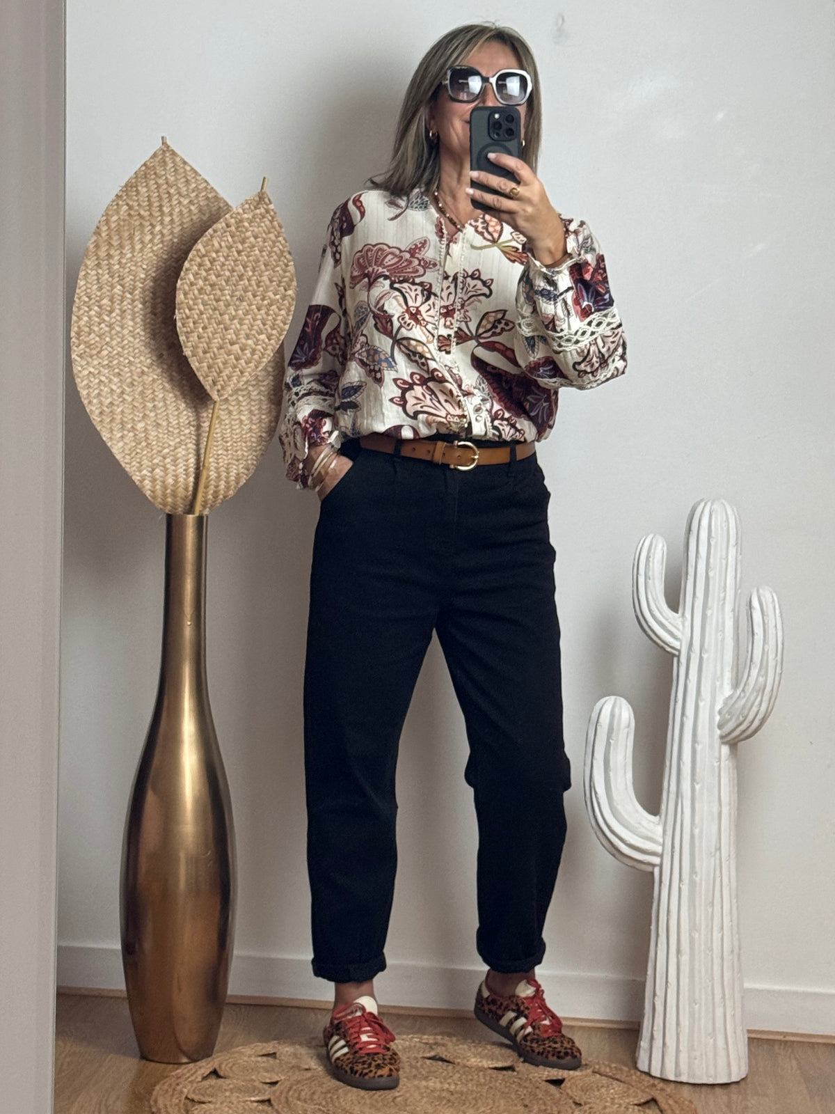 Jean barrel noir